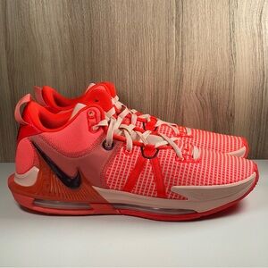 Nike Lebron Witness 7 Basketball Shoes Bright Crimson DM1123-600 Men’s Size 14